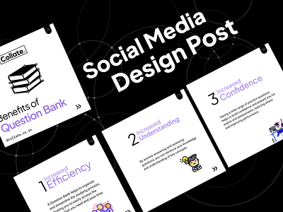 Social Media posts for Edtech startup branding content design graphic design illustration instagram instagram post linkedin linkedin post
