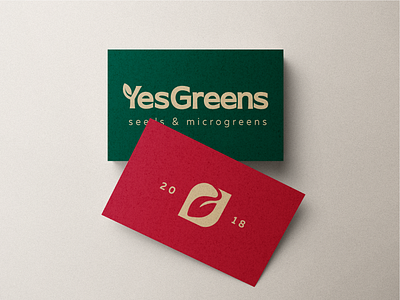 Logo YesGreens brand branding design font graphic design illustration logo logotype vector