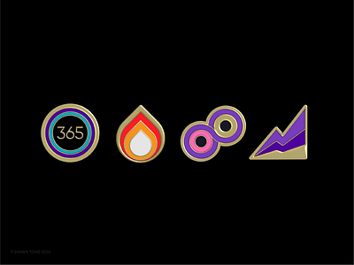 Achievement badge Concept design #Hiphi-B-SP achievement ai badge concept graphic design hiphi new energy