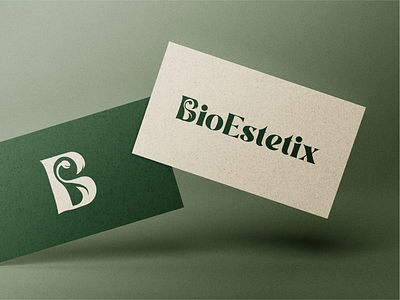 Logo BioEstetix brand branding design font graphic design illustration logo logotype vector