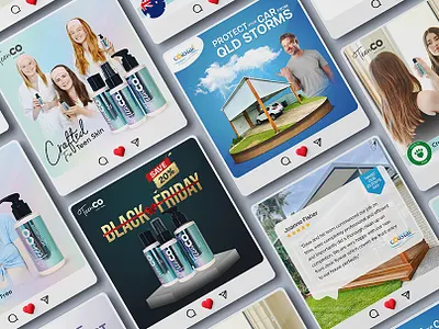 Social Media Post Vol. II ad design advertising branding creative creative ad creativesnoop design flyer graphic design instagram advertising post poster social media