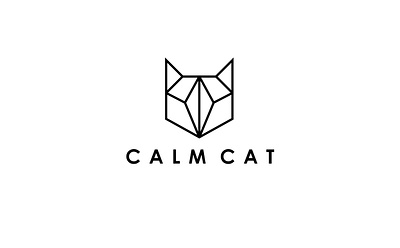 Minimalist Cat Logo animals branding geometric graphic design logo logo design minimal minimalist modern pet simple