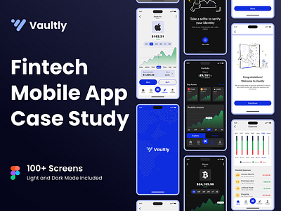 Vaultly Fintech Mobile App Case Study design fintech case study mobile app ui user experience user experience design vaultly