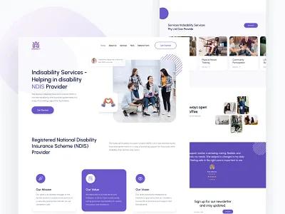NDIS | Landing Page Design