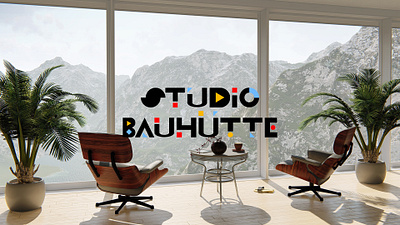 Bauhaus-style Furniture Company Logo bauhaus design furniture graphic design logo