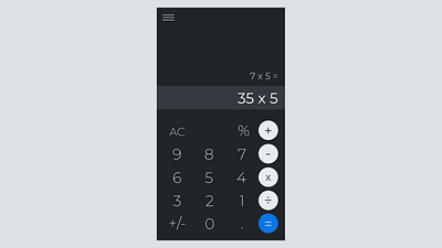 Calculator 004 dailyui dailyui 004