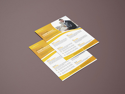 Coprate flyer design professional letterhead
