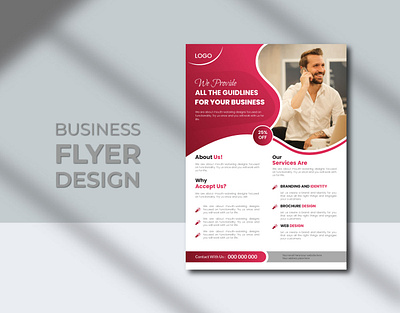 Business flyer design a4 poster