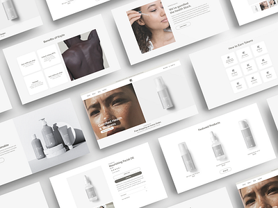 Kaylo Web and Branding Design branding branding identity digital design ecommerce health wellness skincare skincare website web design