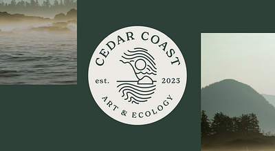 Cedar Coast Brand Design badge branding graphic design icon illustration logo logo design vector