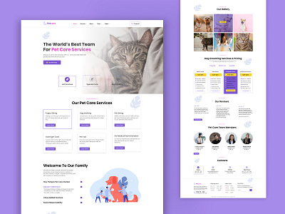 Pet Care Website Landing Page landing page landing page pet care per care service percare servieces percare website pet care pet care website landing page petcare petcare business petcare landing page ui petcare serviecs ui petcare ui petcare uiux petcare uiuxdesign petcare ux ui ui petcare services ux website petcare website ui