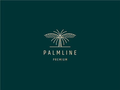 Palm line art logo 3d animation app branding business design graphic design illustration logo motion graphics palm line art logo ui