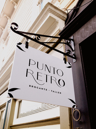 Visual identity, packaging, branding | Punto Retro antiques brand presentation branding design graphic design logo logotype offline visual identity