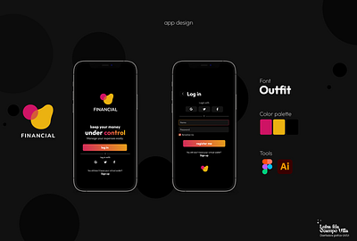 App design-Daily UI 001 app appd design graphic design ui