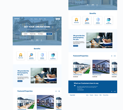 HOUSE PROPERTY WEBSITE DESIGN design productdesign webdesign website