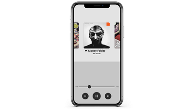 009 Music Player 009 adobe xd app design daily ui dailyui design graphic design music player ui