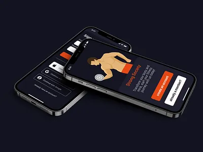 Fitness App - Sign Up Page active app app design design deutschland fitness germany gym health healthy mobile mobile design sign up sport sweden ui ux