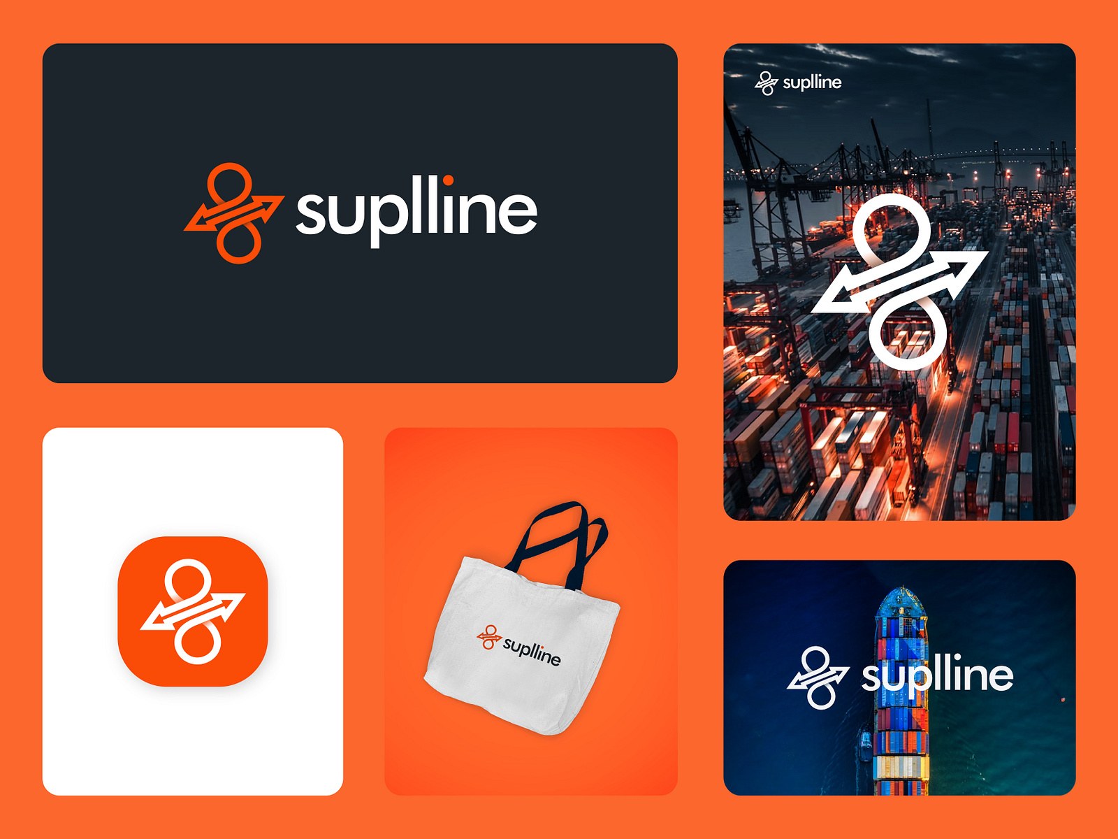 Supply chain logo by Jowel Ahmed on Dribbble