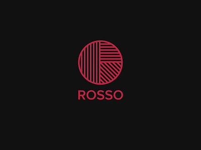 Rosso design graphic design logo red rosso vector