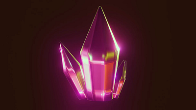 3D RPG pink crystal animation 3d 3d animation 3d art 3d artist 3d game art 3d model 3d object animation blender 3d digital art game art motion graphics pink crystal rpg crystal shiny
