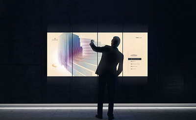 Mansouri Living Showroom Touchwall UX/UI interactive touchscreen ui ux