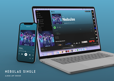 NEBULAS: Album Art album art album design album illustration design digital art illustration music music art music illustration spotify