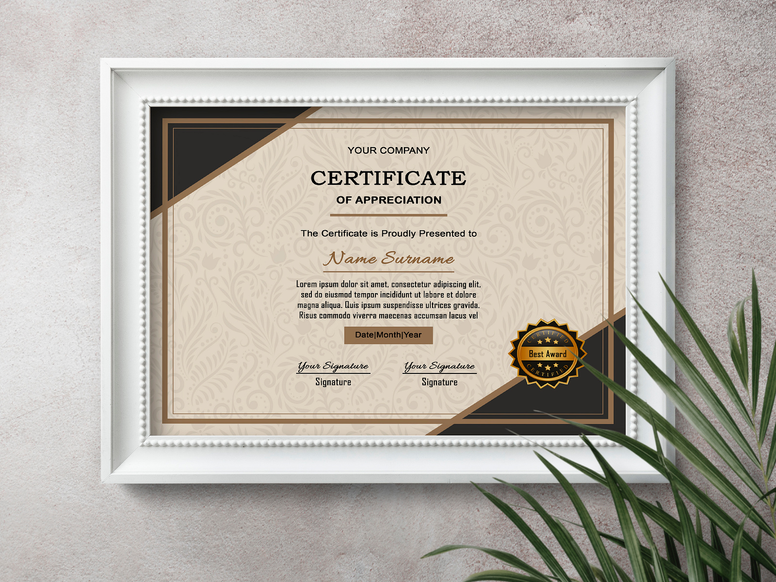 Certificate Design By Moinul Nishan On Dribbble