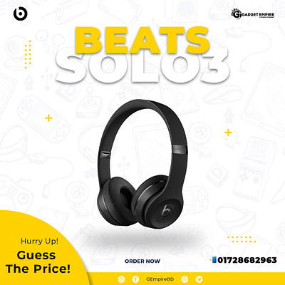 Social Media Ads Design ads headphones social media ads design