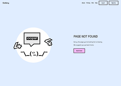 Error page code dailyui design error illustration ui ux