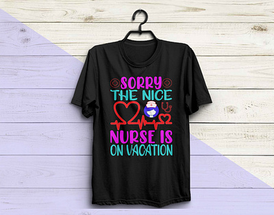 Nurse t-shirt branding design graphic design illustration logo svg typography ui ux vector