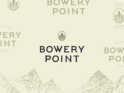 Bowery Point Logo Concept branding design graphic design illustration logo typography