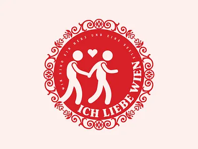 ich liebe wien adobe illustrator art nouveau austria best friends crosswalk deutsch equality europe german hands heart illustration love sticker street signs travel vienna österreich