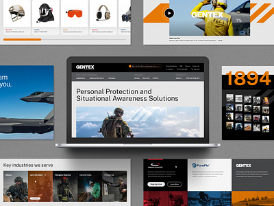 Gentex Website Revamp branding design graphic design ui visual design web design website refresh