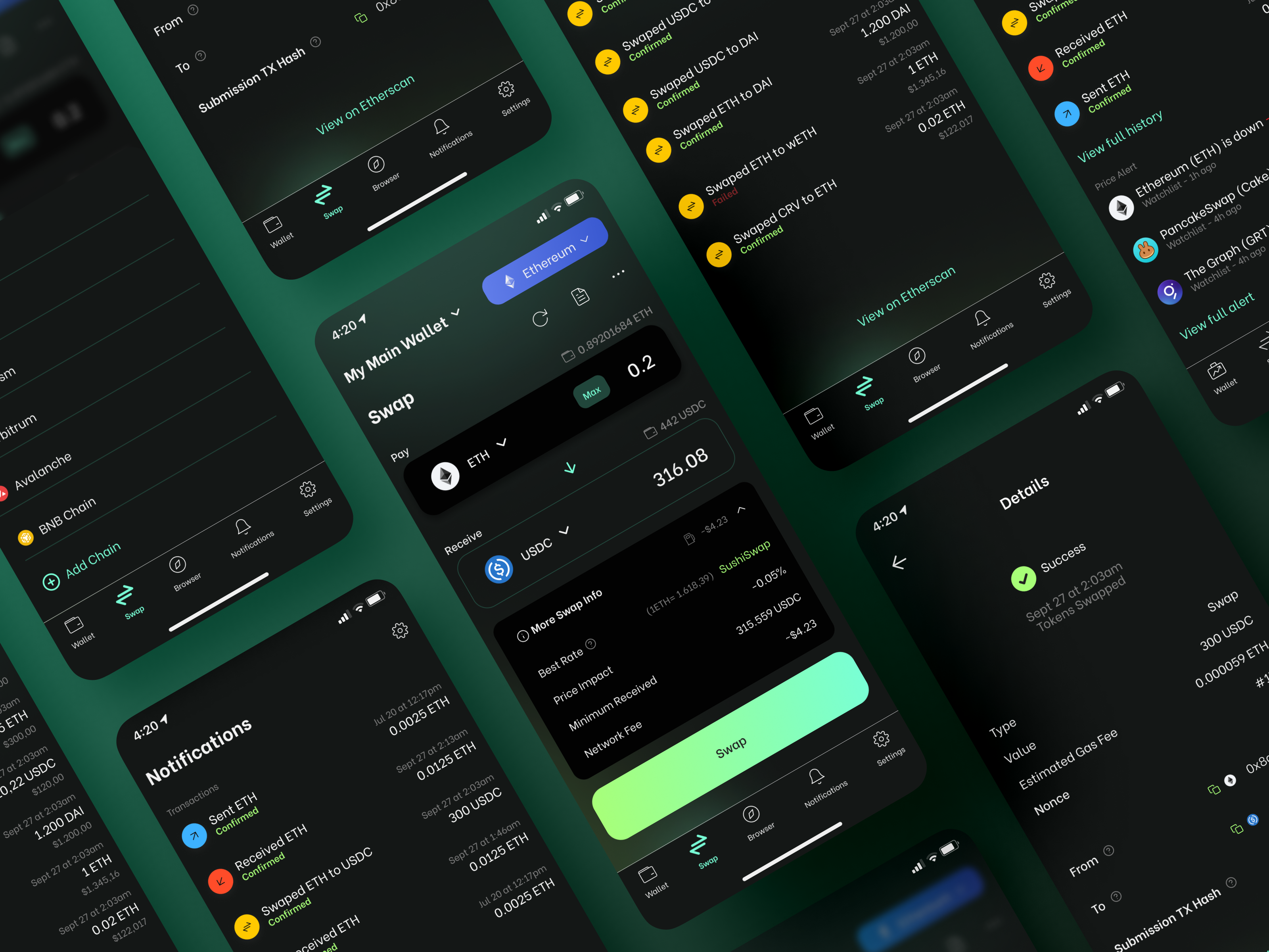 Crypto Wallet Swap Screen app bitcoin blockchain coin crypto design ethereum mobile nft swap ui uiux ux wallet
