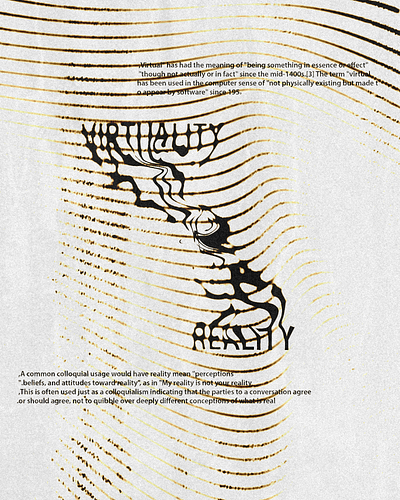 virtualreality design graphic design poster typography vector