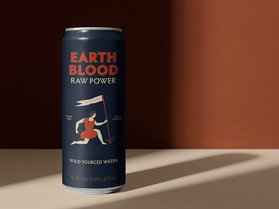 Earth Blood branding can design graphic design illustration logo packaging typography