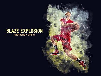 Blaze Explosion Photoshop Effect mortal