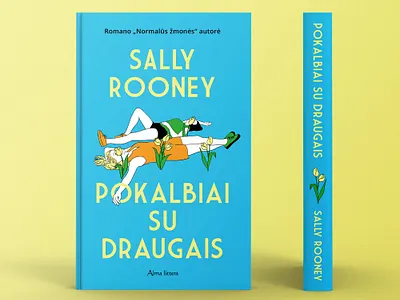 Conversations with friends - Sally Rooney Book Cover Design book bookcover bookdesign cover coverdesign girls illustration sallyrooney