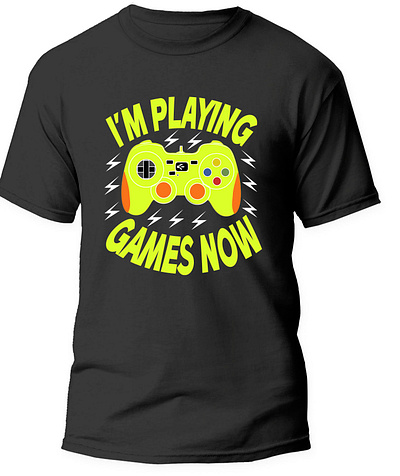 Gaming T-shirt Design design gaming design gaming t shirt graphic design illustration t shirt design typography vector