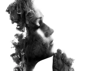 Pray design hardwork illustration jesus new