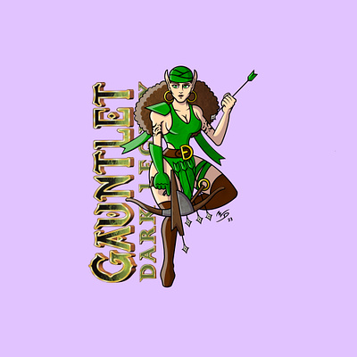 Gauntlet: Dark Legacy background character design fantasy graphic design illustration logo