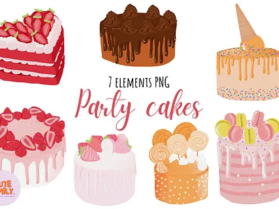 Sweet Birthday Cakes-Happy Celebration anniversary baking birthday candle celebrate dessert festive food greeting strawberry surprise sweet birthday cakes wedding yummy