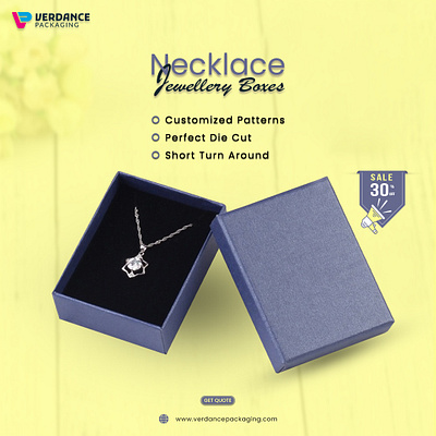Custom Necklace Boxes offered by Verdance Packaging