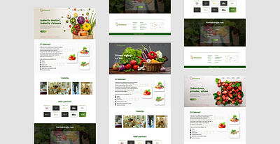 Organic food store-Landing Page app design graphic design landing page minimal organic food product design ui ux web web design website