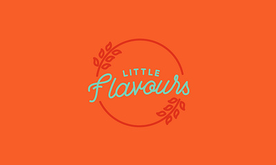 LITTLE FLAVOURS brand branding design graphic design logo typography vector