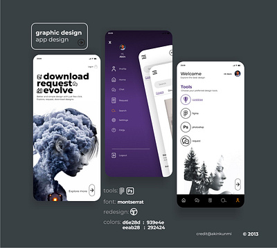 Graphic design request and download App graphic design ui uiux