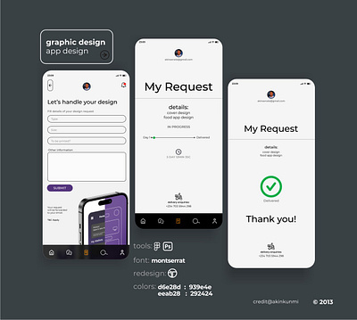 Graphic design request and download App graphic design ui uiux