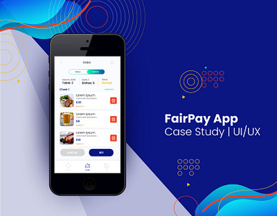 UI/UX | FairPay App app customservice design figma graphic design prototipe restaurant ui ux waiters