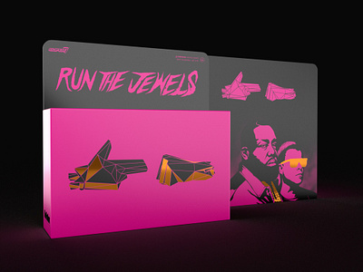 Run The Jewels packaging design graphic design illustration layout packaging packaging design pop culture production