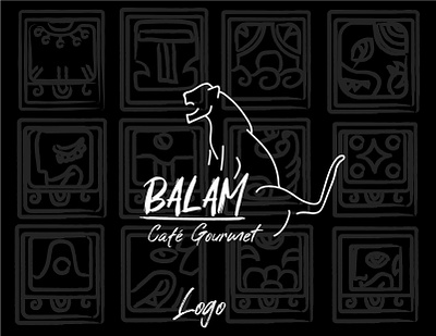 Balam Café Gourmet | Coffee Brand Logo animal logo brand design branding coffee graphic design illustration logo packaging typography vector visual identity